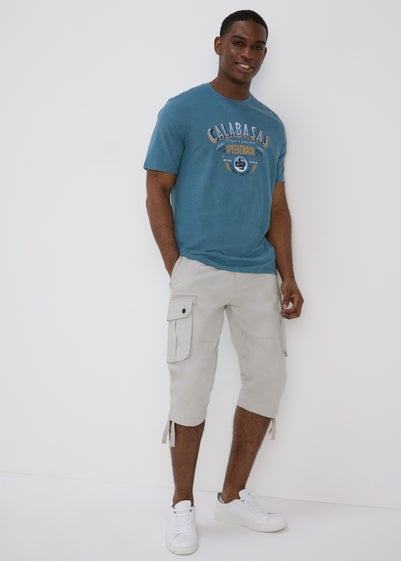 Stone 3/4 Cargo Shorts