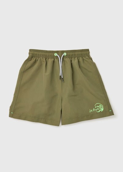 Boys Khaki Swimming Shorts (6-13yrs)