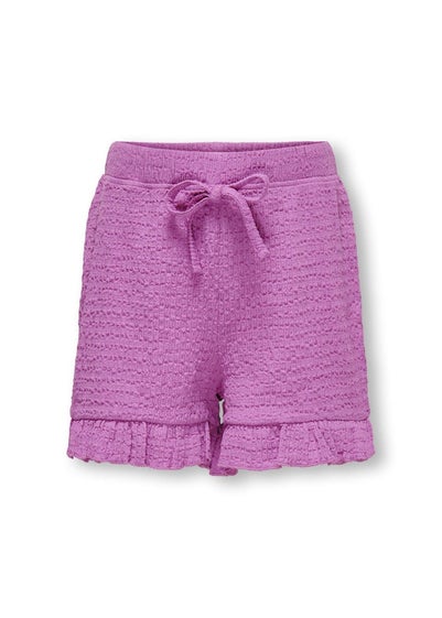 ONLY Girls Pink Frill Shorts (6-14yrs)