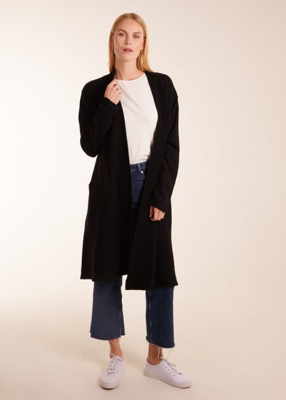 Blue Vanilla Black Midi Length Cardigan