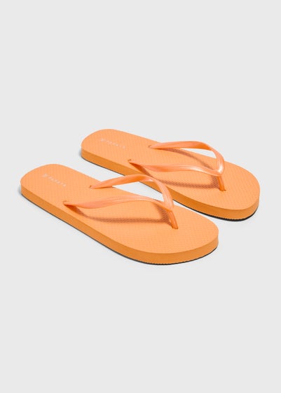 Orange Flip Flops