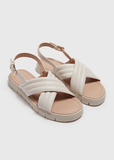 Soleflex Stone Cross Strap Sandals