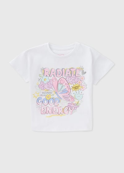 Girls White Candy Dream T-Shirt (1-7yrs)