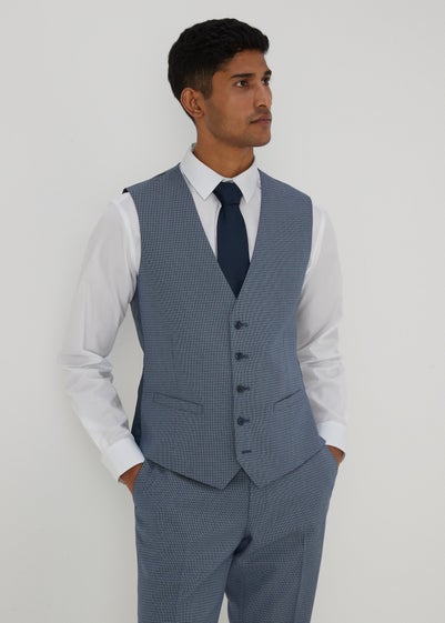 Taylor & Wright Richie Blue Waistcoat