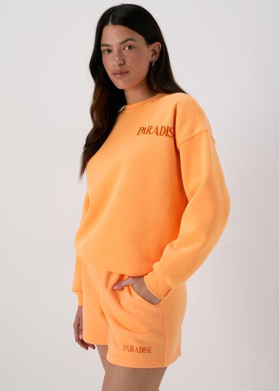 Orange Paradise Sweatshirt - Small