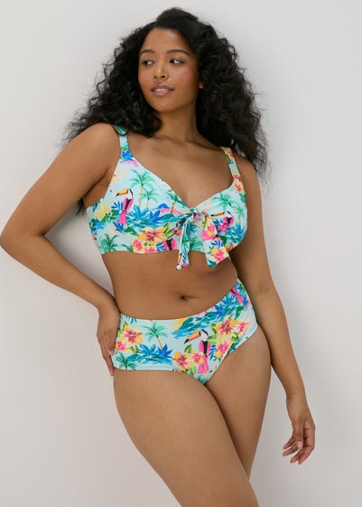 Multicolour D Plus Midi Bikini Bottoms