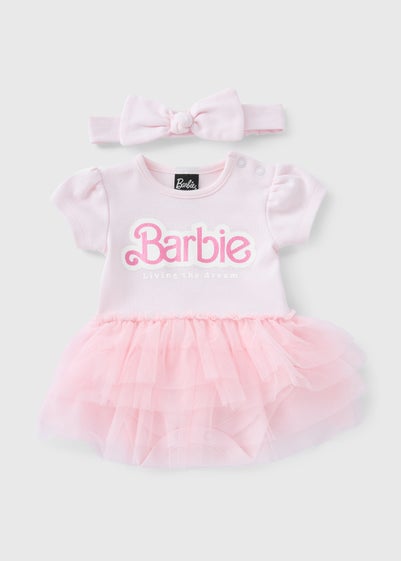 Baby Pink Barbie Tutu Set (Newborn-12mths)