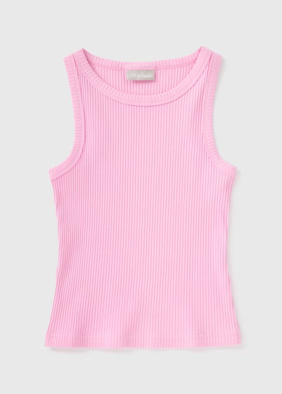 Girls Pink Ribbed Vets (7-15yrs)