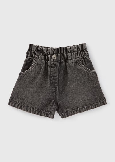 Girls Grey Denim Shorts (7-15yrs)