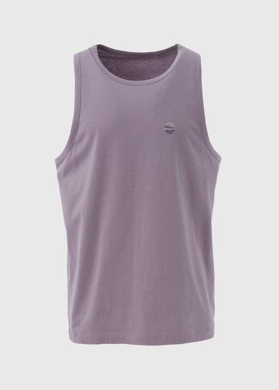 Lilac  Jersey Ringer Vest