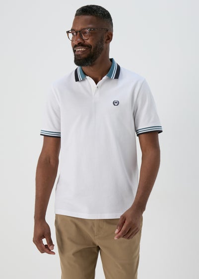 White Tipped Polo Shirt