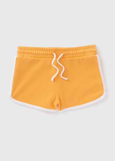 Girls Orange Runner Shorts (7-15yrs)