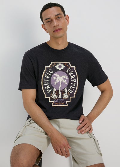 Charcoal Palm Pacific Crafted T-Shirt