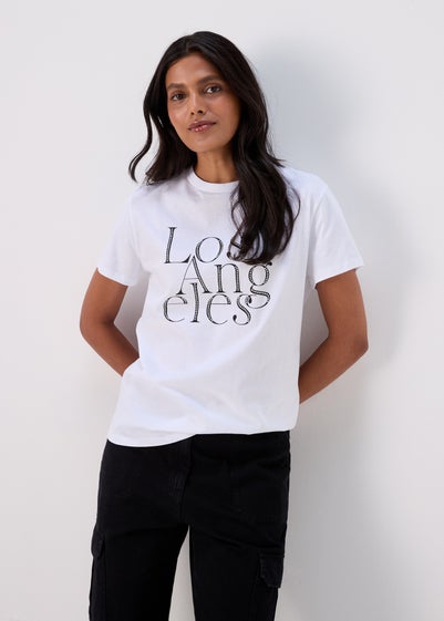 White Los Angeles T-Shirt