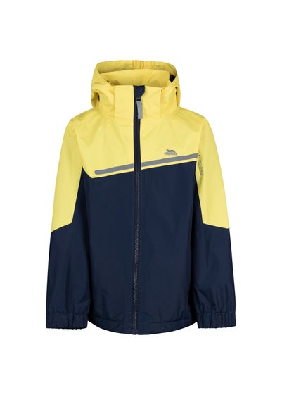 Trespass Kids Navy & Yellow Submerged Jacket (3-12yrs)