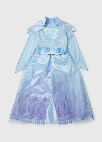 Kids Disney Blue Elsa Fancy Dress Costume (3-9yrs) - Age 4 - 5 Years