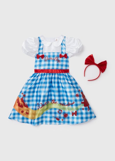 Kids Wizards Of Oz Dorothy Fancy Dress Costume (3-9yrs) - Age 6 - 7 Years