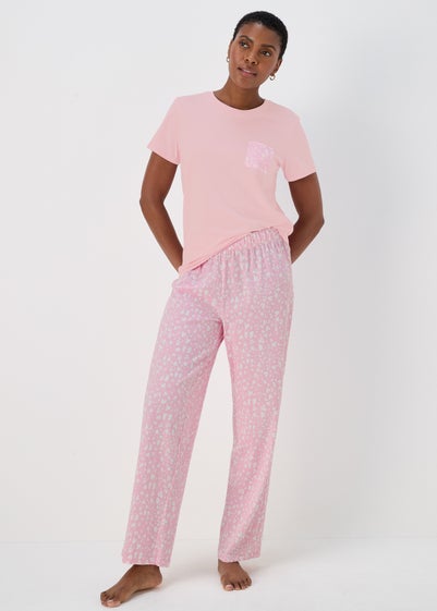 Pink Petal Pyjama Set - Extra small
