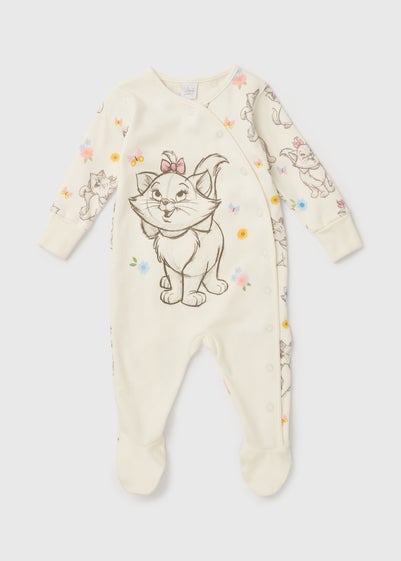 Disney Baby Cream Aristocats Sleepsuit (Newborn-12mths)