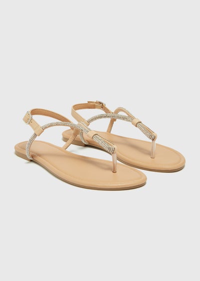 Nude Sandals - Size 3