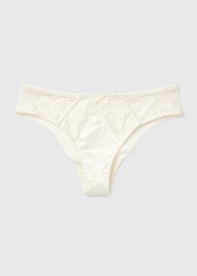 Cream Bridal Briefs