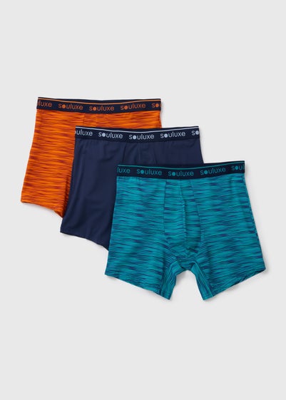 Souluxe 3 Pack Space Dye Boxers