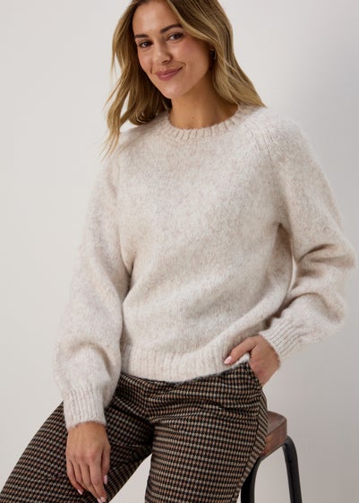 Oatmeal Crew Neck Jumper