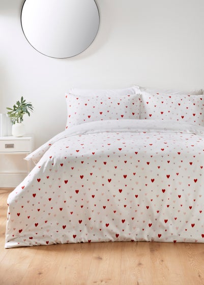 Pink Heart Duvet Set