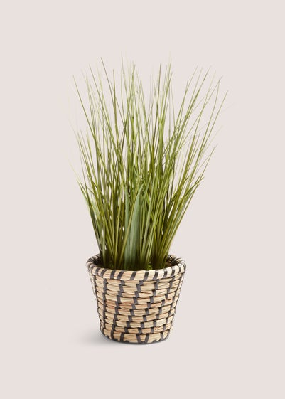 Faux Plant in Casa Woven Pot (40cm x 30cm x 30cm)