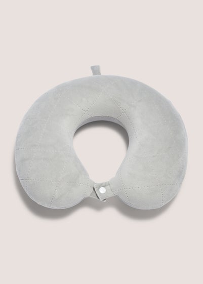 Grey Travel Pillow