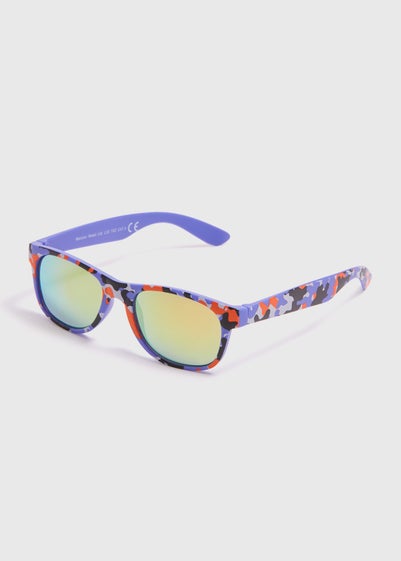 Boys Blue Camo Nomad Sunglasses