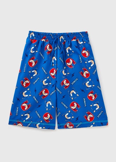 Sonic Boys Blue Swim Shorts (2-11yrs)