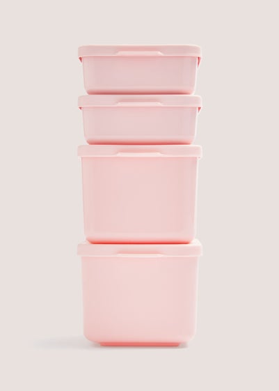 Pink Snack Pots Set