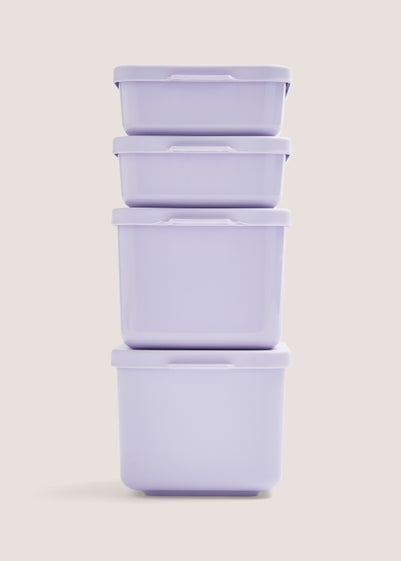 Purple Snack Pots
