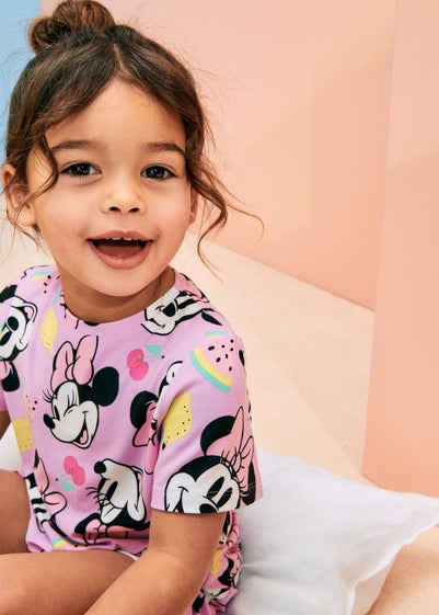 Disney Girls Minnie Pyjama Shorts Set (9mths-6yrs) - Age 9 - 12 Months