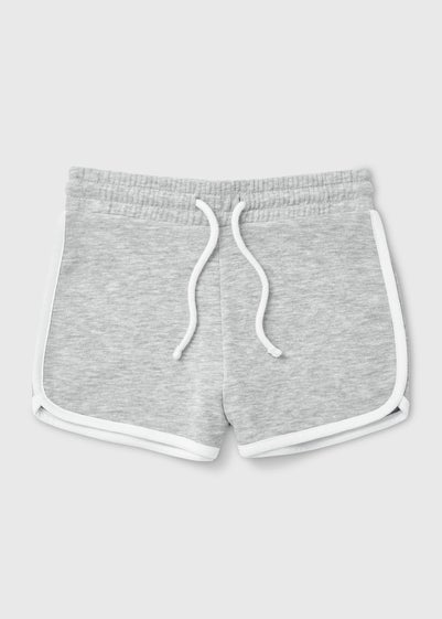 Girls Grey Runner Shorts (7-15yrs)