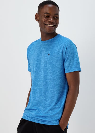 Souluxe Blue 2 Tone T-Shirt - Small