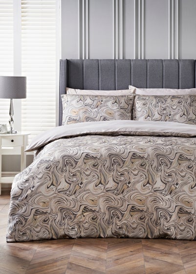 Natural Marble Jacquard Duvet Set