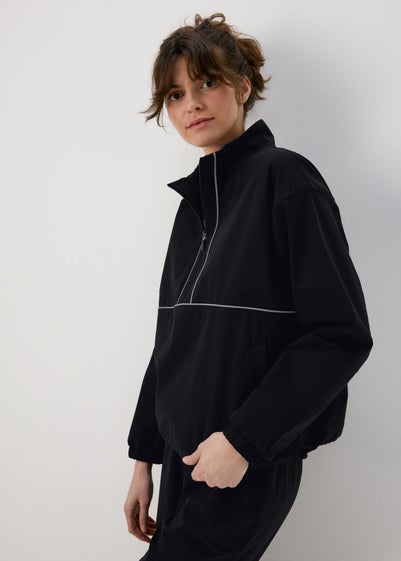 Souluxe Black Shell Suit Jacket - Small
