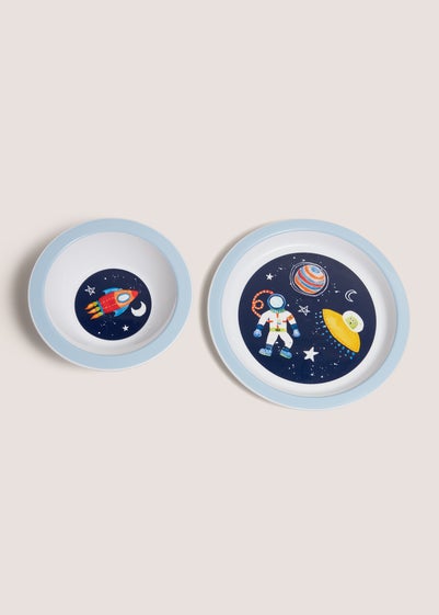 Kids 2 Piece Space Dinner Set