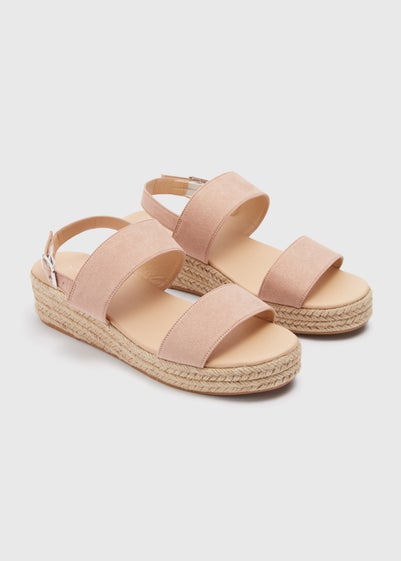 Nude Basic Espadrille Sandals