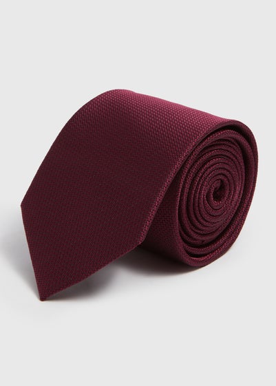 Taylor & Wright Plum Plain Tie