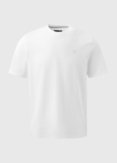 Lincoln White Solid Colour T-Shirt