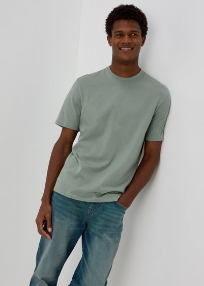 Green Essential Crew Neck T-Shirt