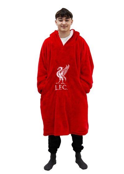 HUGZEE Liverpool FC Redout Wearable Hooded Throw