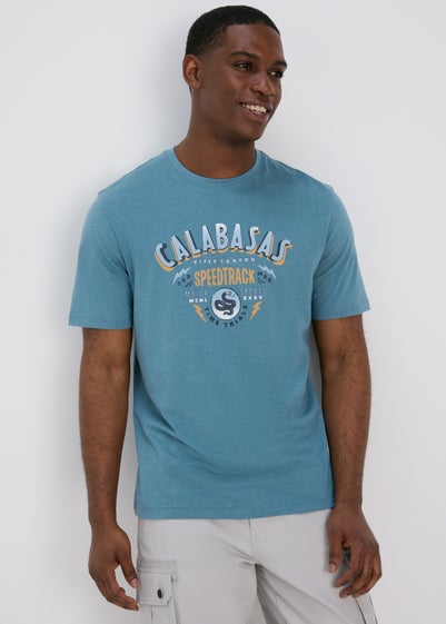 Teal Calabasas T-Shirt - Medium