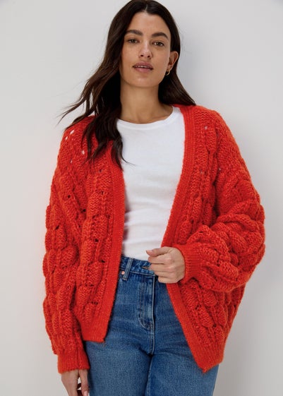 Red Lofty Cardigan - Extra small