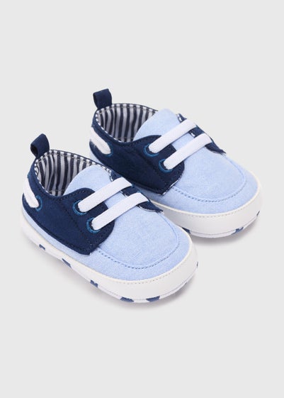 Baby Blue Boat Shoes (Newborn-18mths)