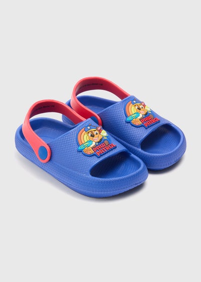 Paw Patrol Boys Blue Cloud Sliders (Younger 4-11)