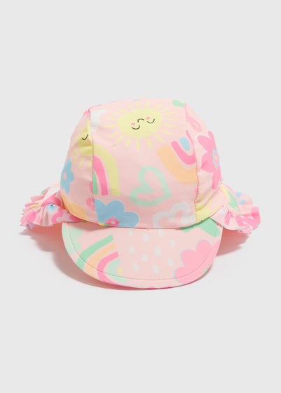 Girls Multicolour Swim Sun Keppi Hat (6mths-6yrs) - Age 6 - 12 Months